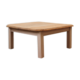 Coffee table square wood