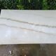 Bistro table in Carrara marble and cast iron, circa 1900.