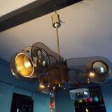Suspension eye-ball 3 lights style Gino Sarfatti