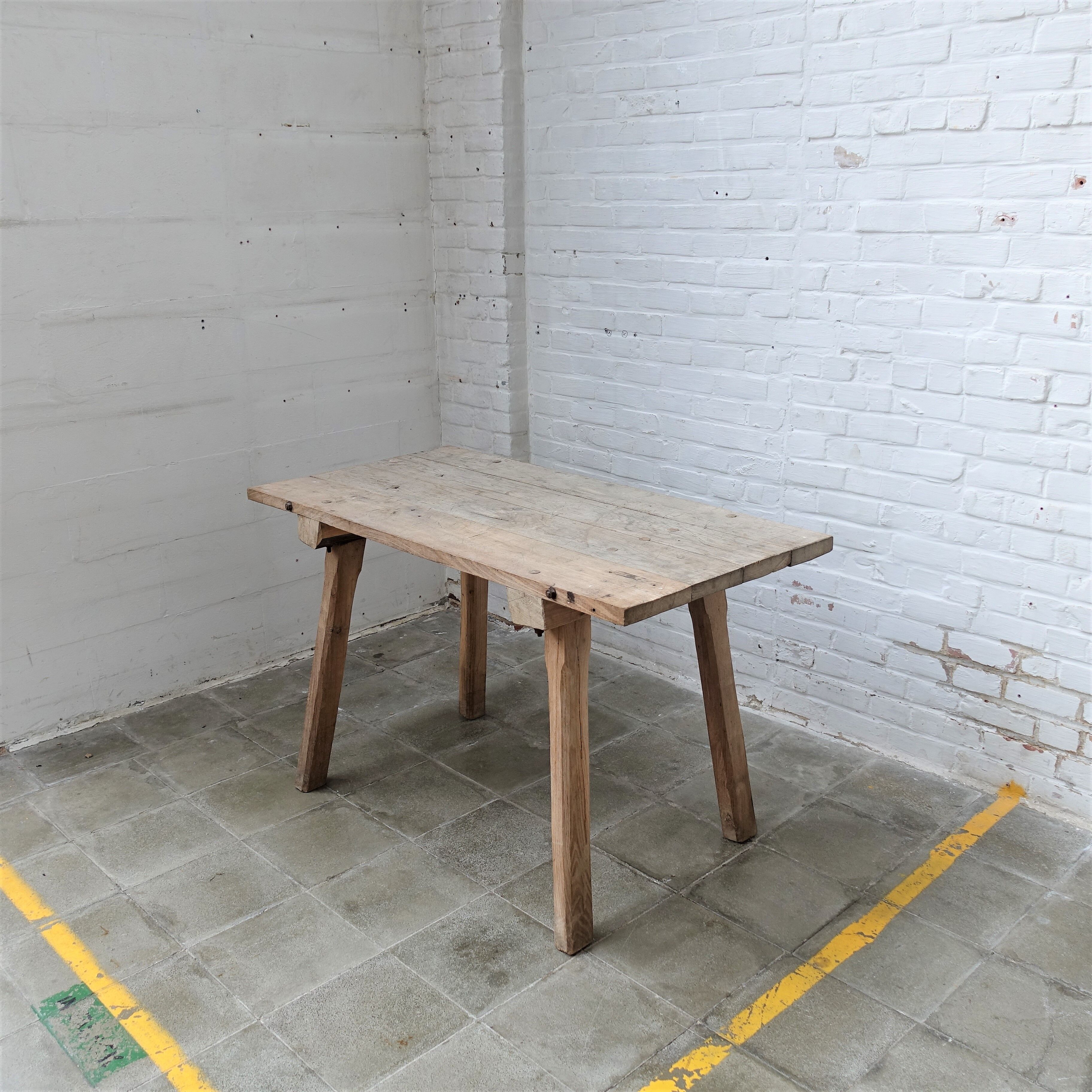 Table de boucherie antique