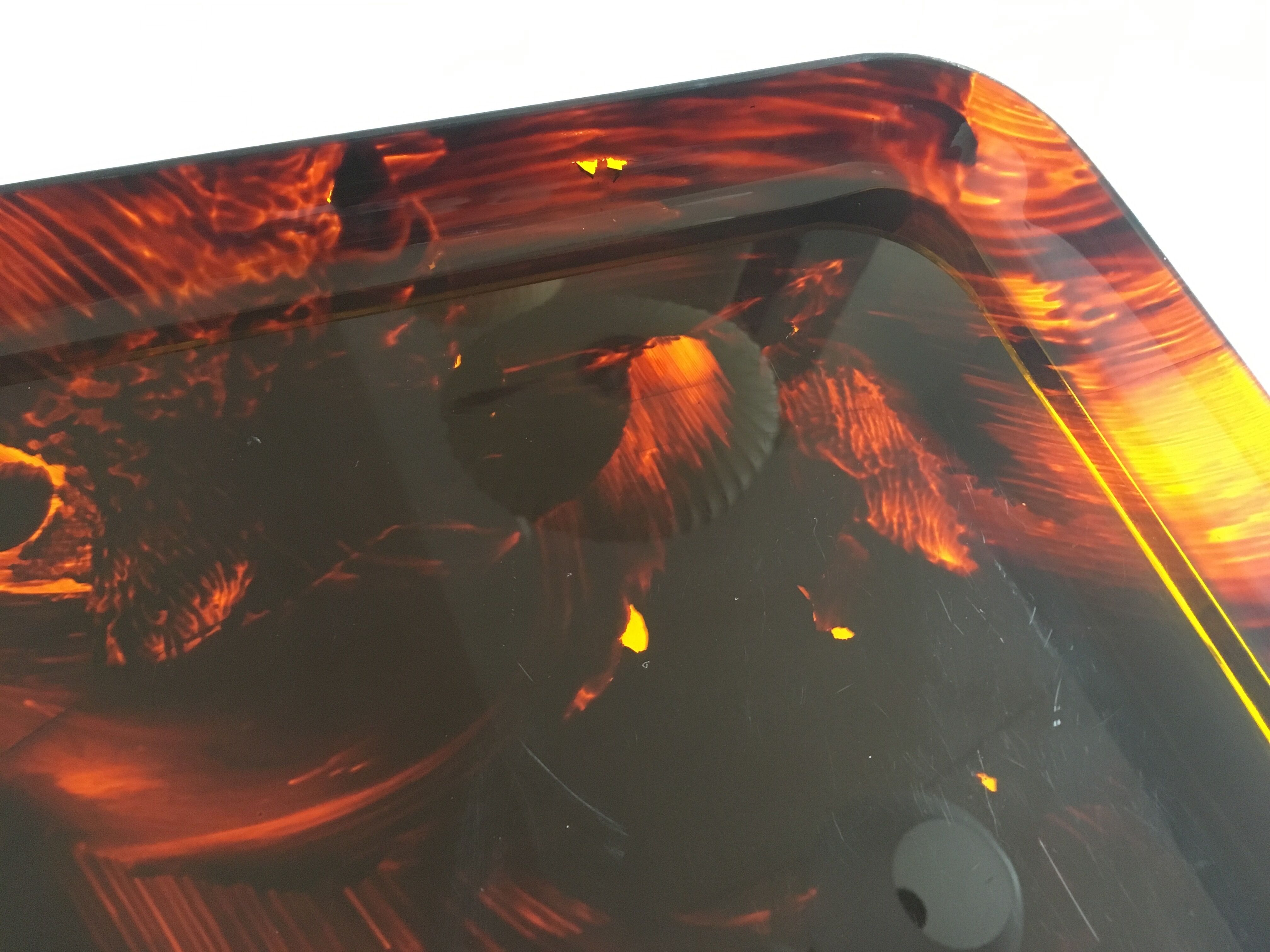 1970 scale lucite tray