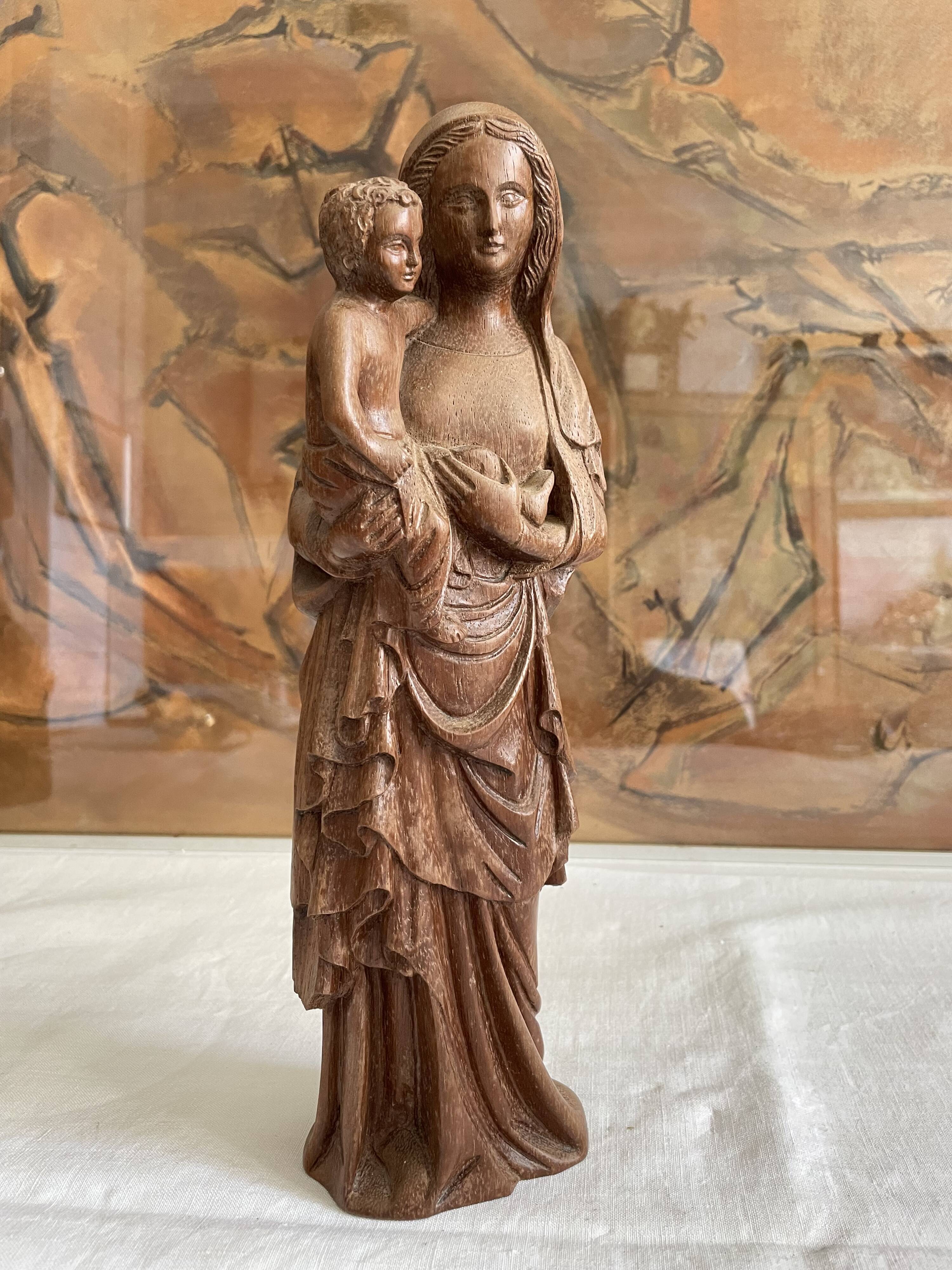 Religious icon wood V. Boulanger