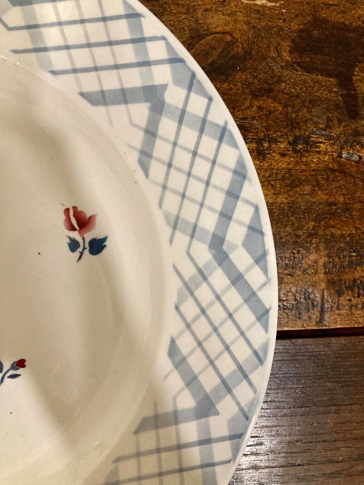 Round dish Digoin Sarreguemines