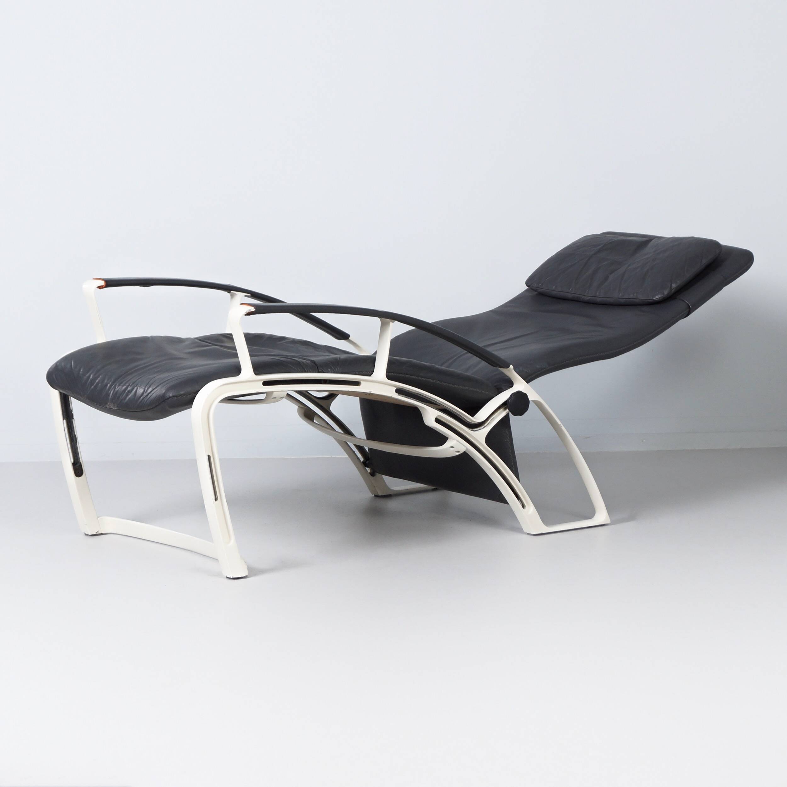 Lounge chair IP84S – Ferdinand Alexander Porsche for Interprofil, Germany, 1980s