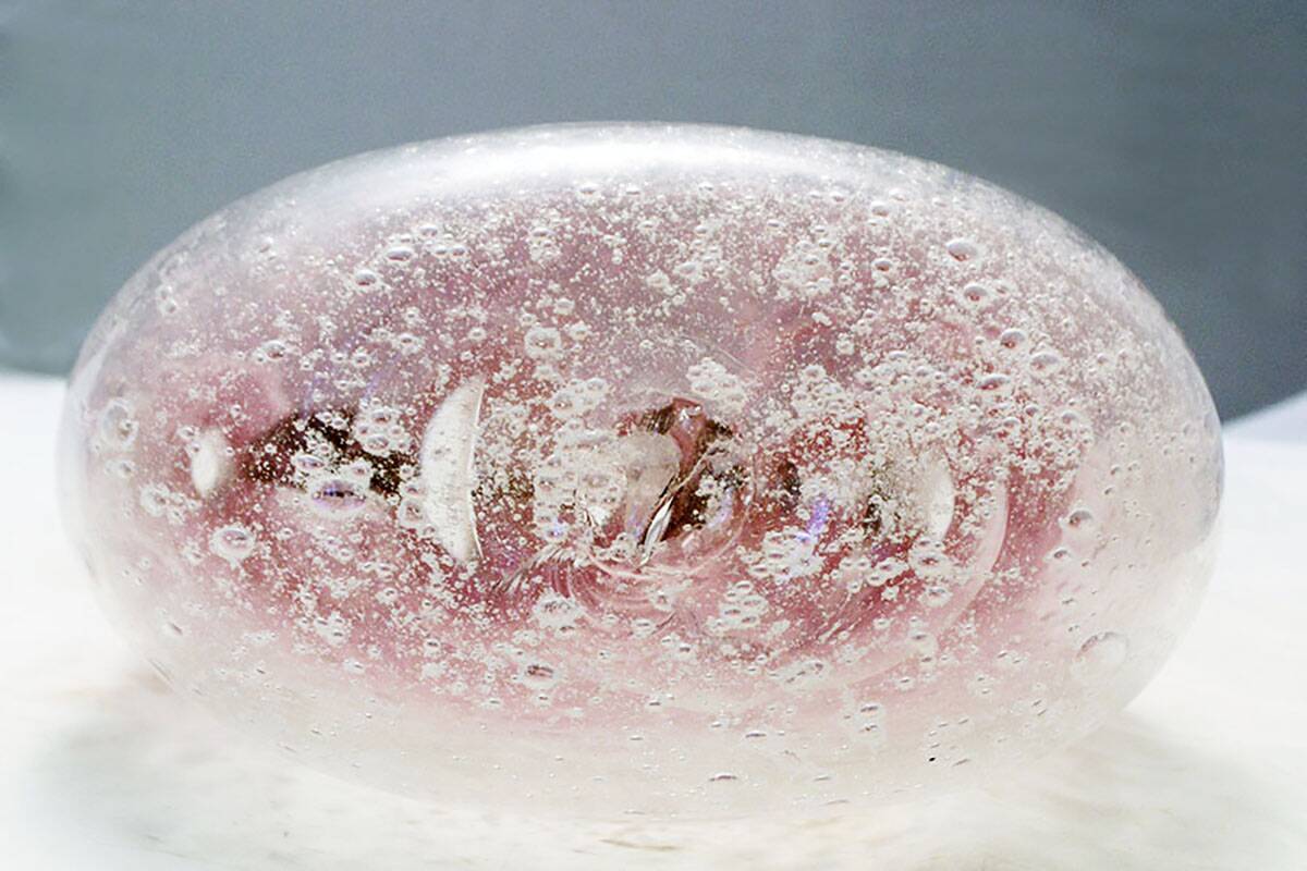 Anzolo Fuga for AVeM rare vase with rings, 1960s