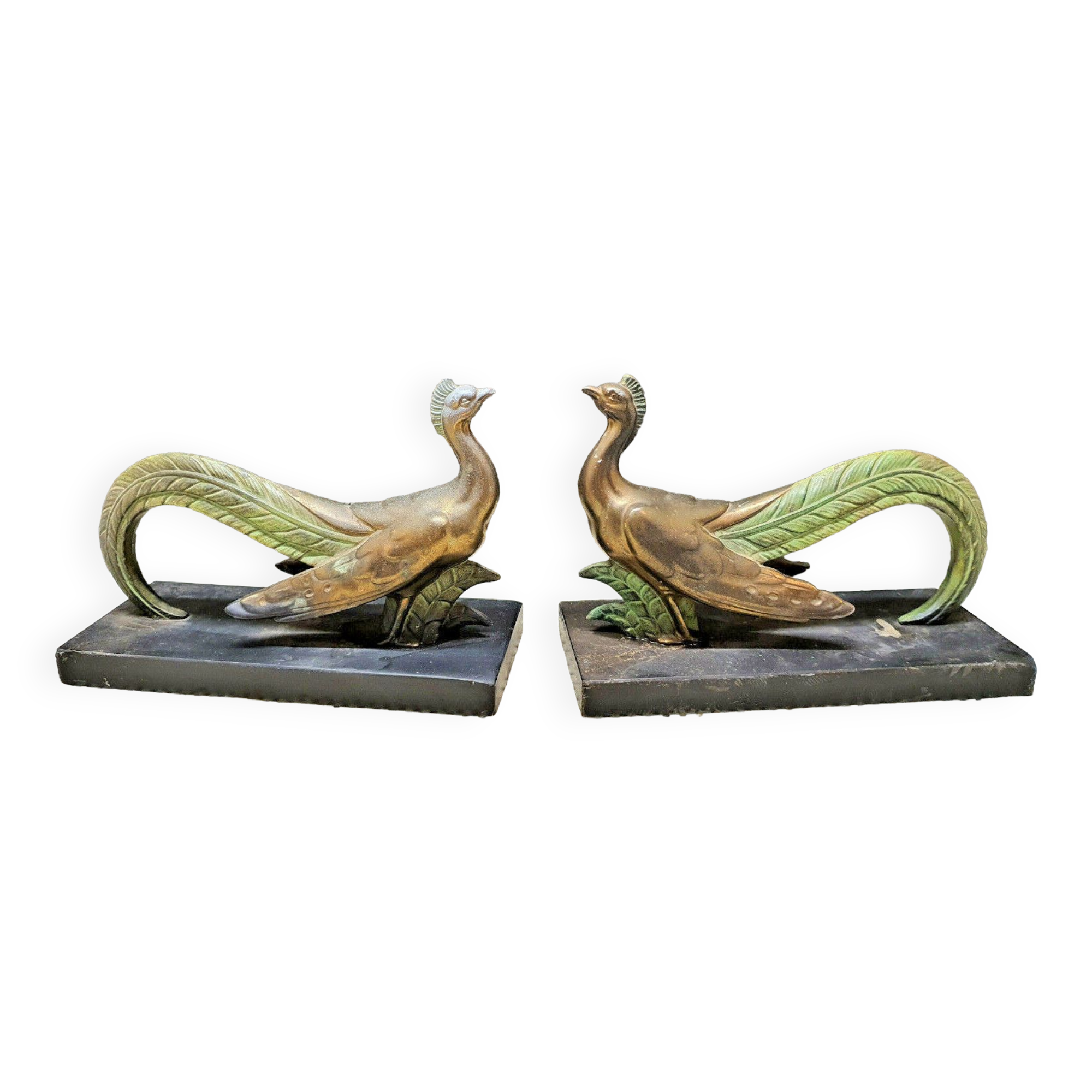Pair of regulated and marble greenhouse books