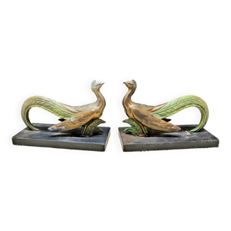 Pair of regulated and marble greenhouse books