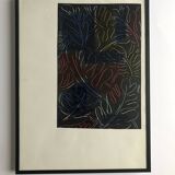 Elie Dayan, Untitled (Vegetal Pattern 3). Mixed media on paper.