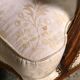 Armchairs Louis XV style carved walnut and fabric