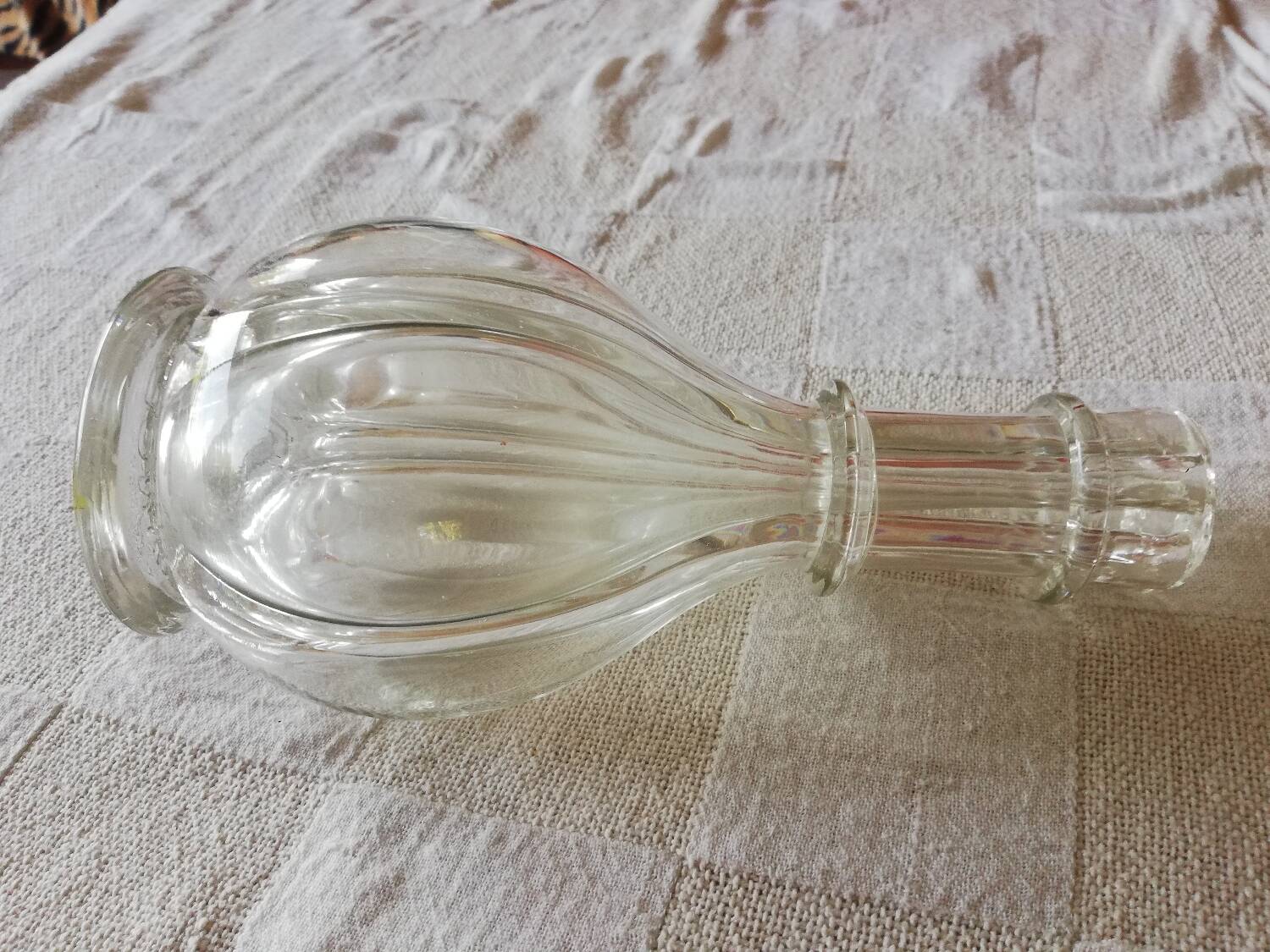 Vintage carafe with 4 compartments for liqueurs
