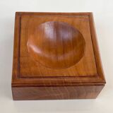 Solid wood catchall - Scandinavian style - modernist - 70s