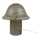 Large mushroom table lamp by Peill and Putzler in smoked glass XL 1970
