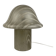 Large mushroom table lamp by Peill and Putzler in smoked glass XL 1970