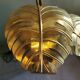 Solid brass plant-shaped floor lamp