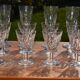 12 verres en cristal St Louis modèle Monaco années 60-70