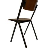 Set Of Four Compass Chairs 1960 Dutch Design School Chairs