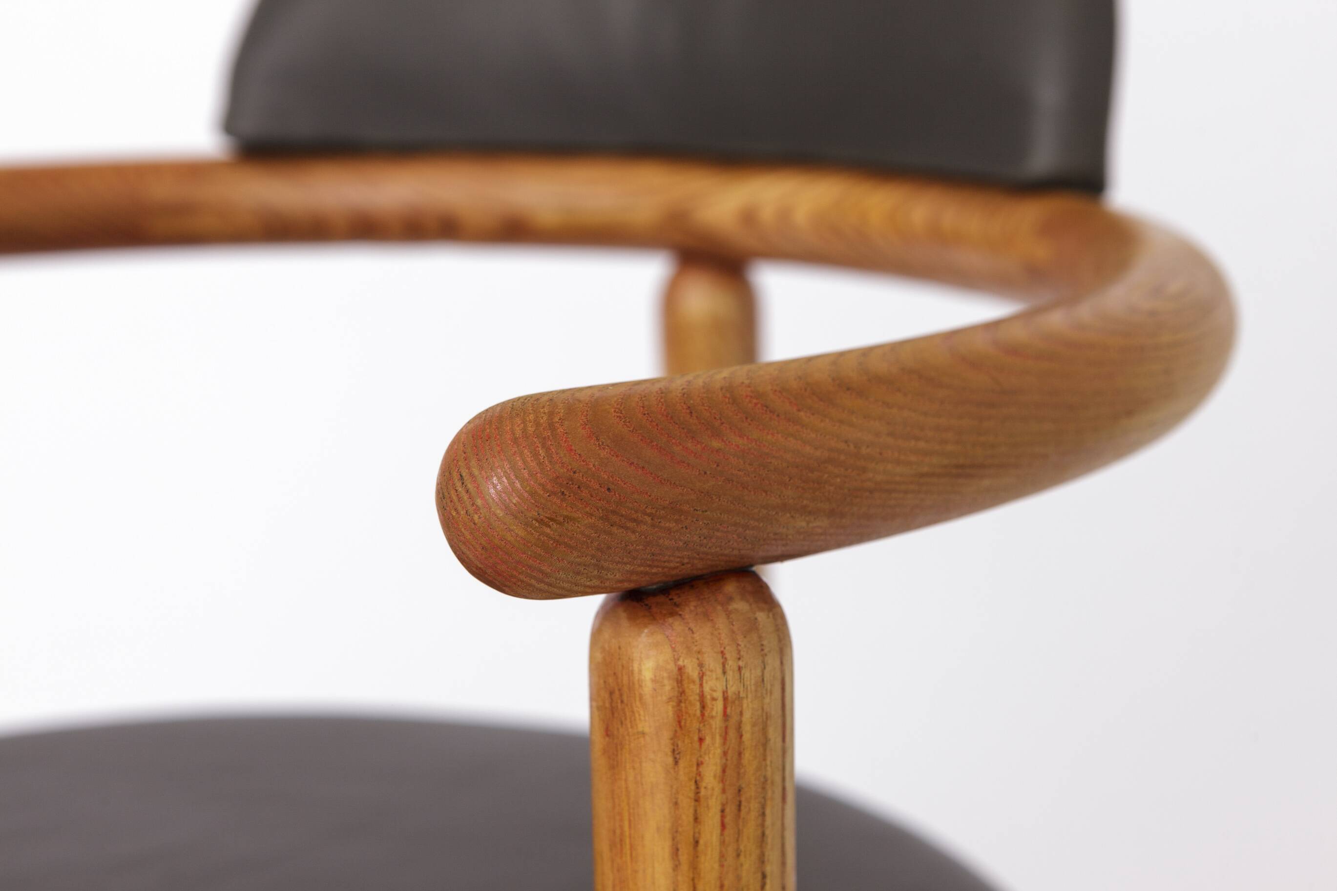 Chaise de bureau / fauteuil vintage unique des années 1980
