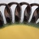 1950s ceramic fruit bowl