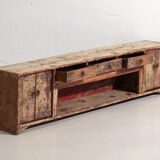 Antique Wabi Sabi Style TV Cabinet (c.1900)