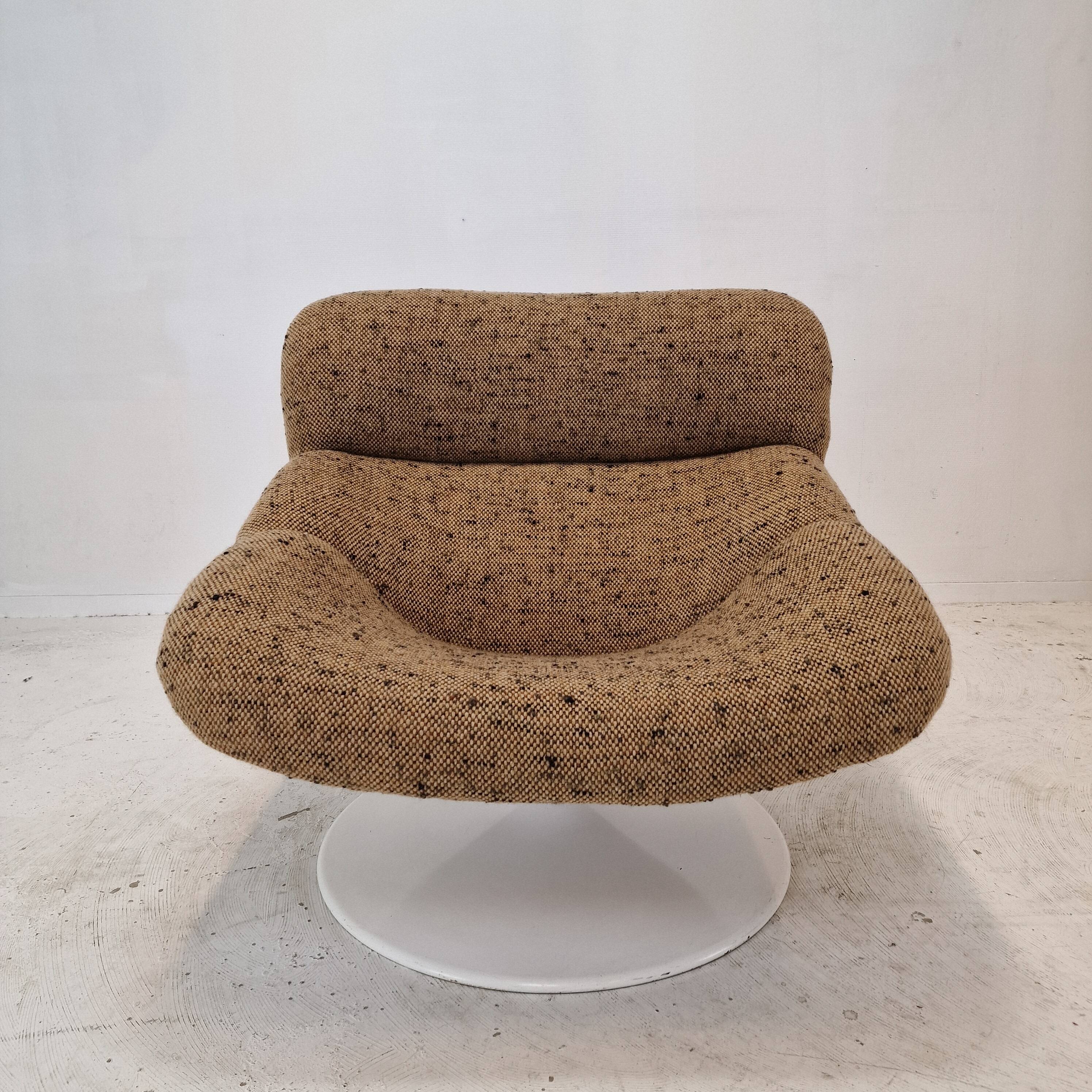 Midcentury F518 Lounge Chair by Geoffrey Harcourt for Artifort, 1970s