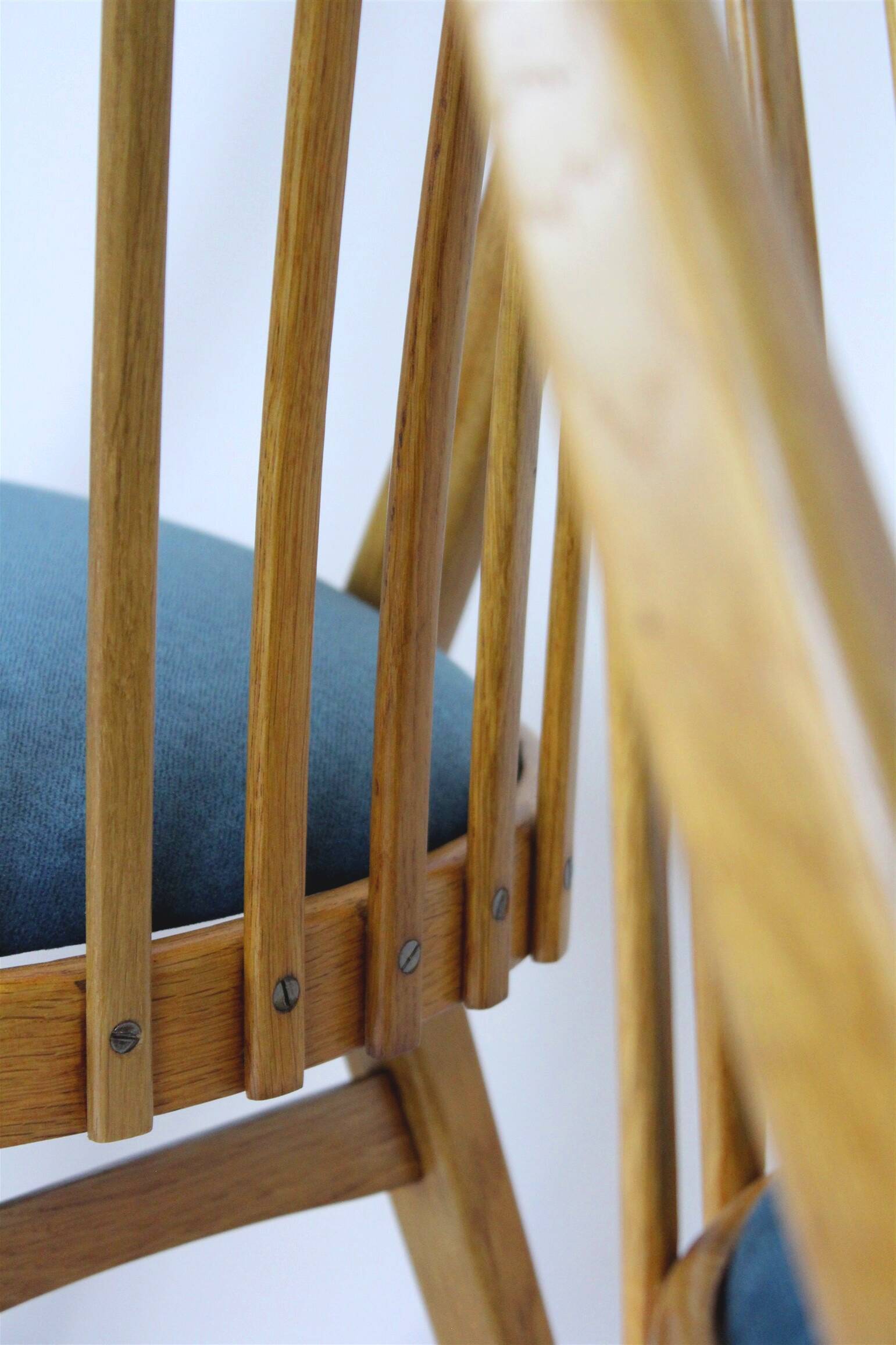 Restored Oak Dining Chairs from Interier Praha, 1960s, Set of 4