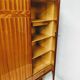 Vintage wooden wardrobe scandinavian style / compass feet spindles wardrobe