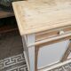 Parisian white buffet and wood Thuileries