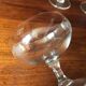 Set de cinq coupes à champagne en cristal