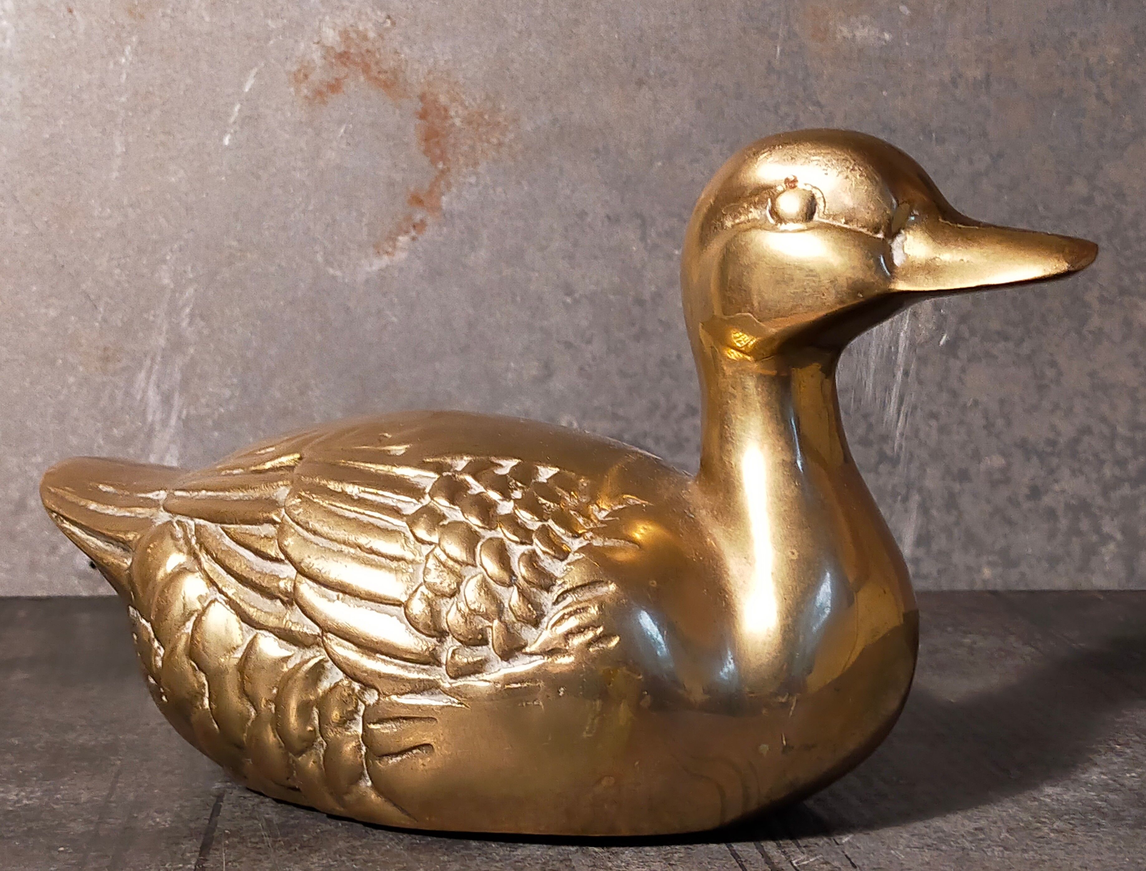 PRODUCT POP UP CHRISTMAS 2022 Duck in solid brass