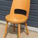 5 BAUMANN “MONDOR” light beech chairs