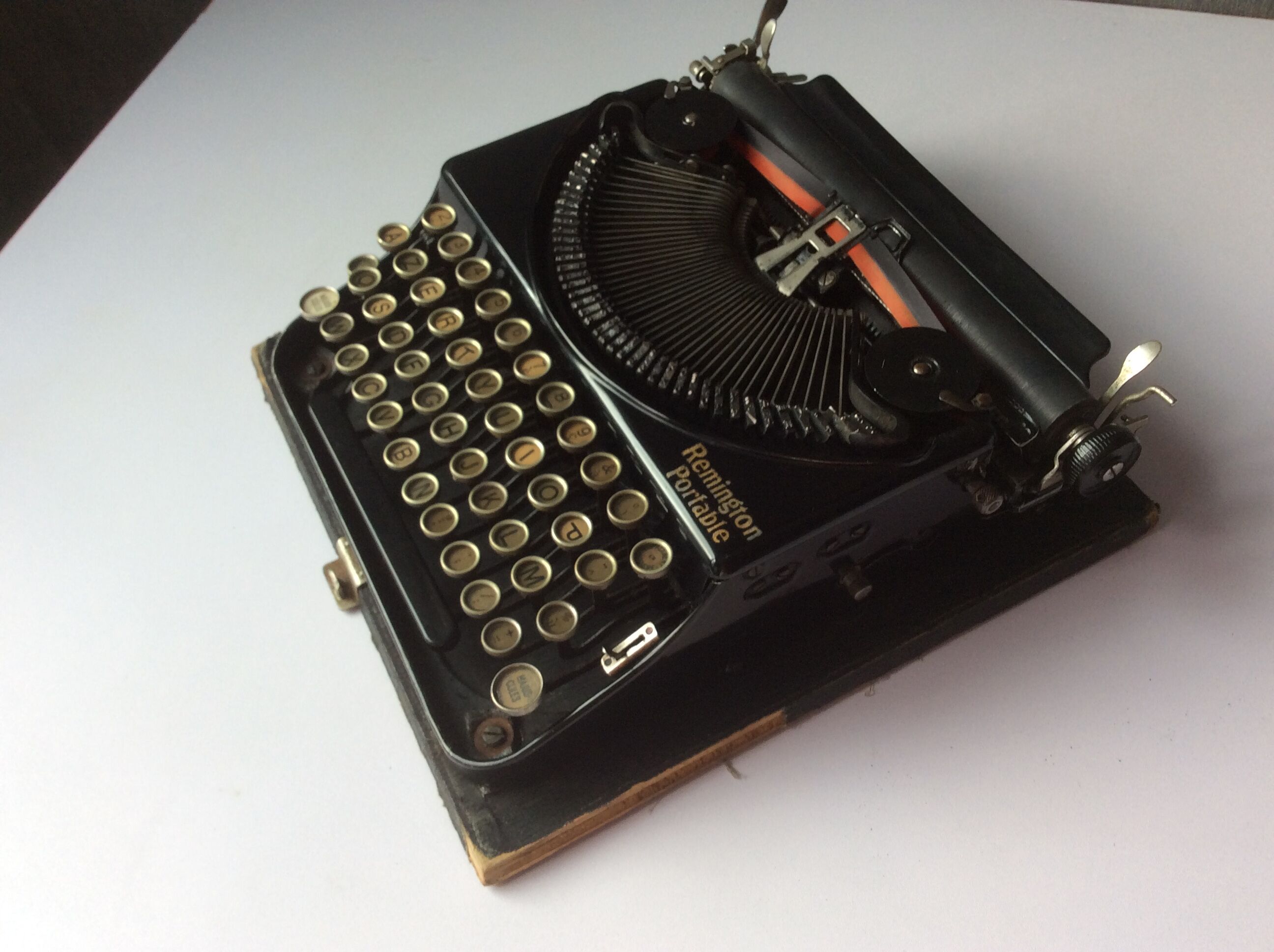 Machine à écrire ancienne Remington portable 1935-n°3