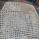 6 mismatched cane chairs