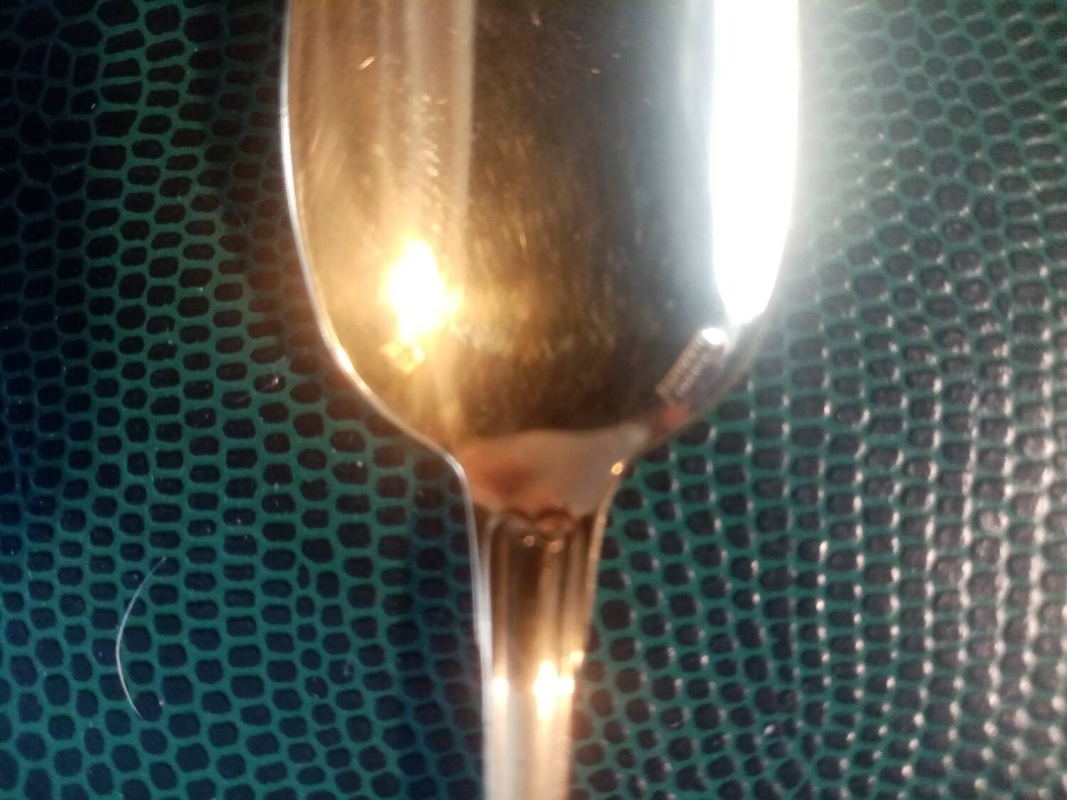 Box of 12 Christofle mocha spoons in gold-plated metal, Vendome model