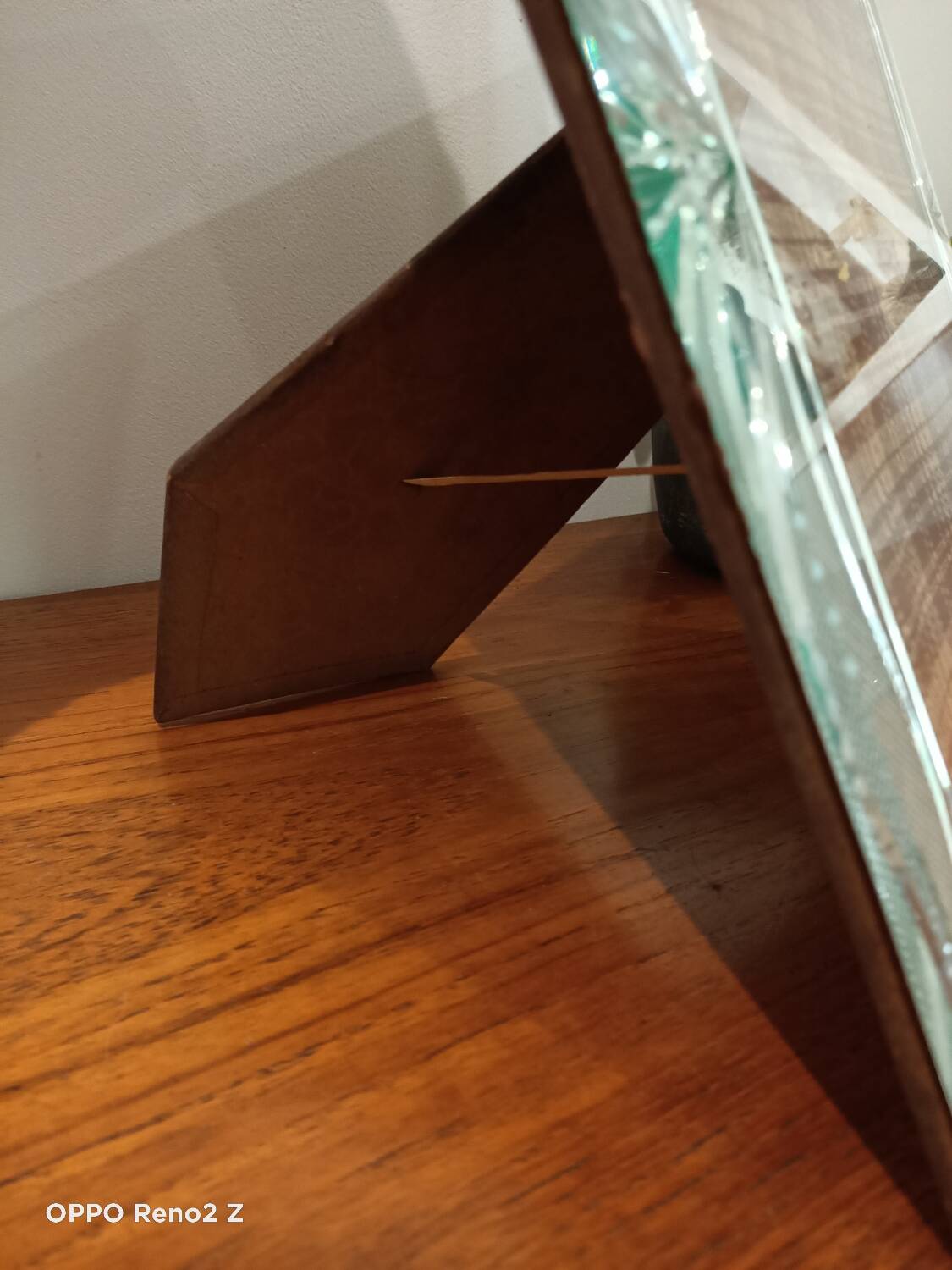 Large chiseled mirror photo frame