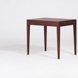 Side Table with Drawer in Rosewood by Severin Hansen for Haslev Møbelsnedkeri, 1950s