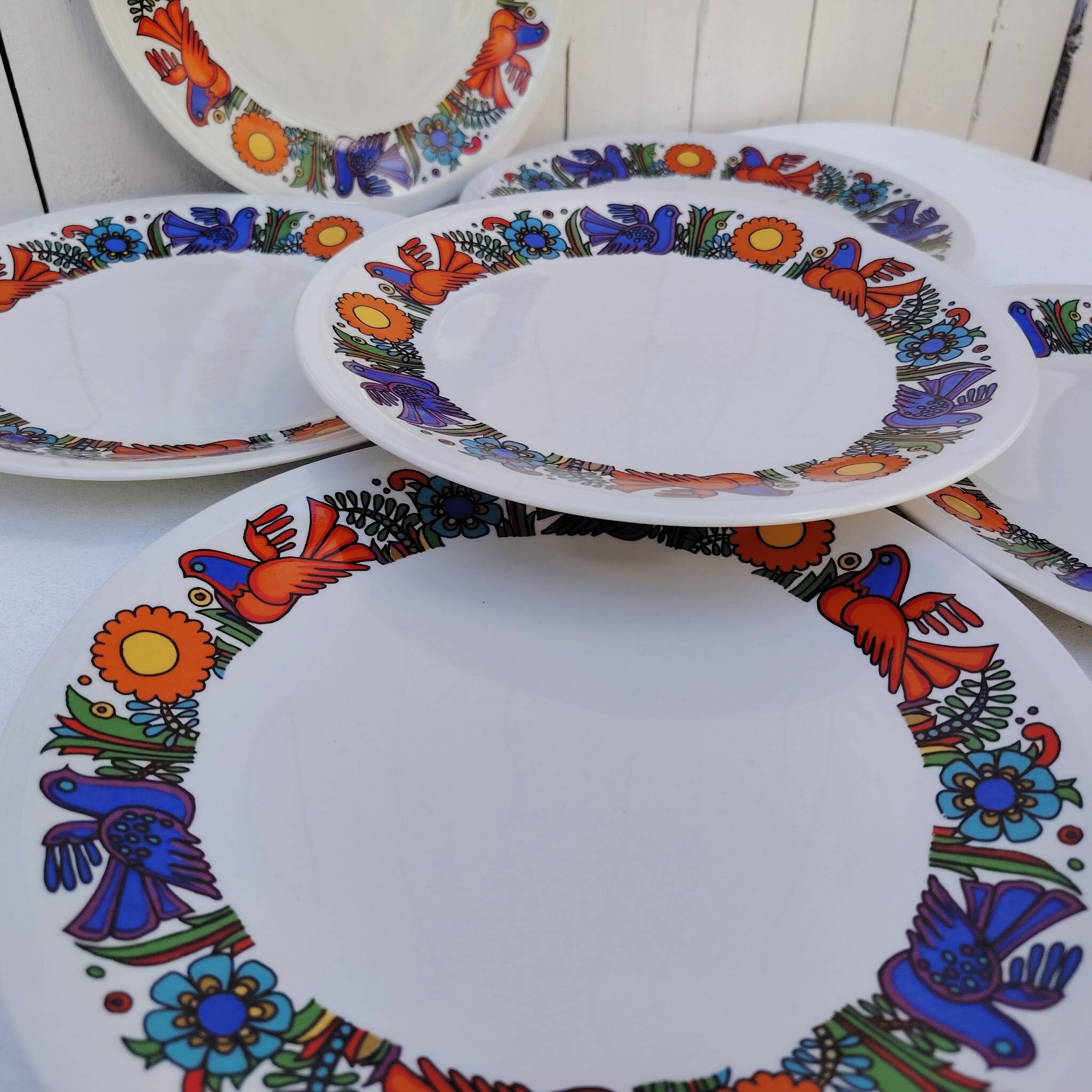 Villeroy & Boch porcelain flat plates, Acapulco