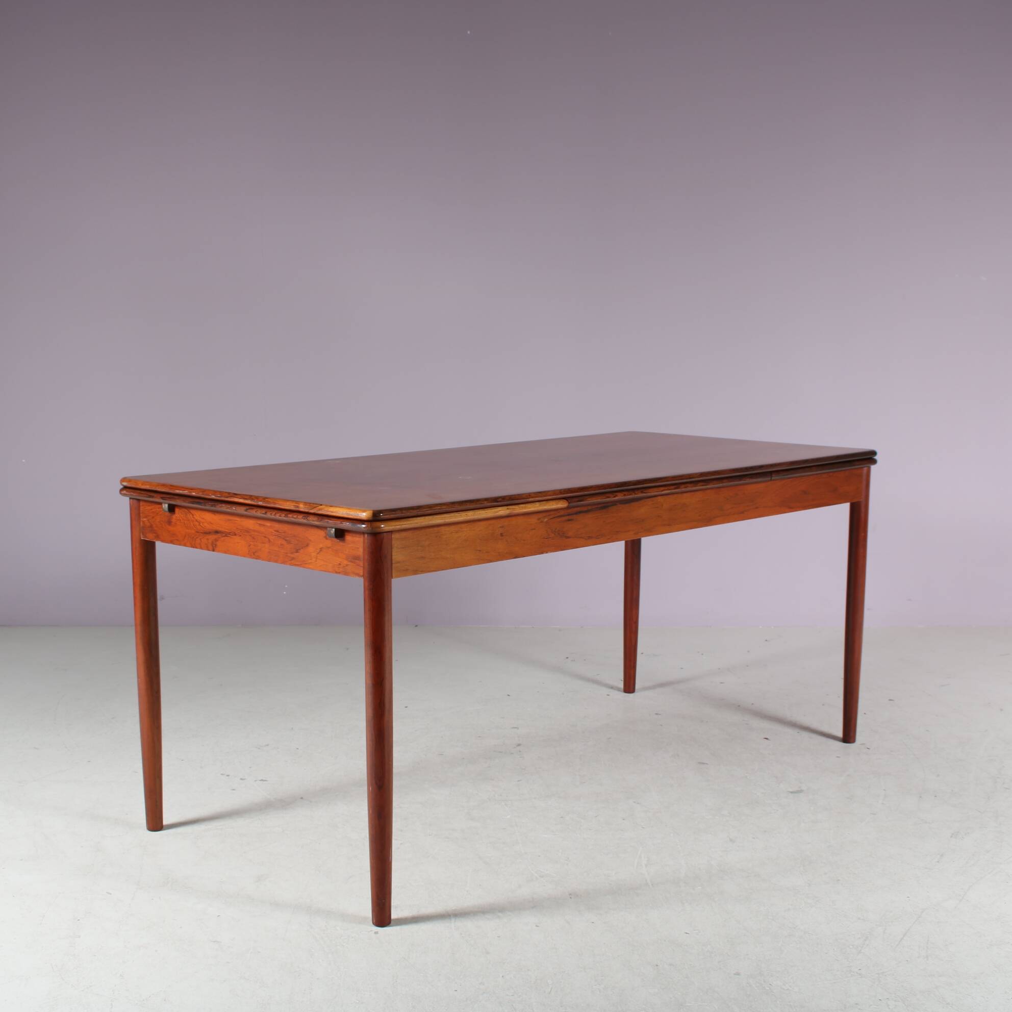 1960s Rosewooden dining table by Topform, Netherlands