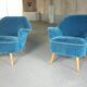 Superb pair of chairs 50 60 organic years