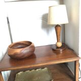 Art deco wooden lamp