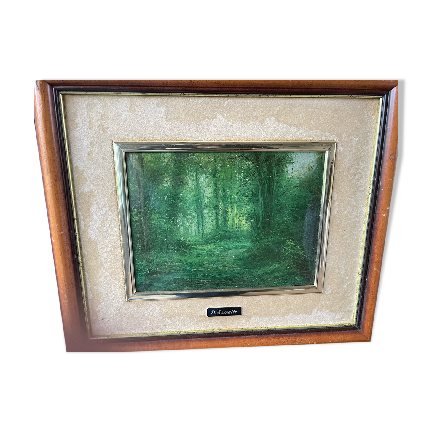 Painting signed Pierre Leishman