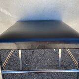 Stool year 70 skaï and chrome metal