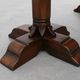 French Refectory Style Oak Dining Table with Turned Double Pedestal Base, 2
