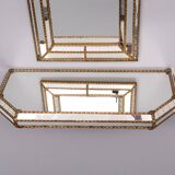 Mosaic Wall Mirror and Console Spain 1970s
