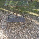 Wheelchair serving table
