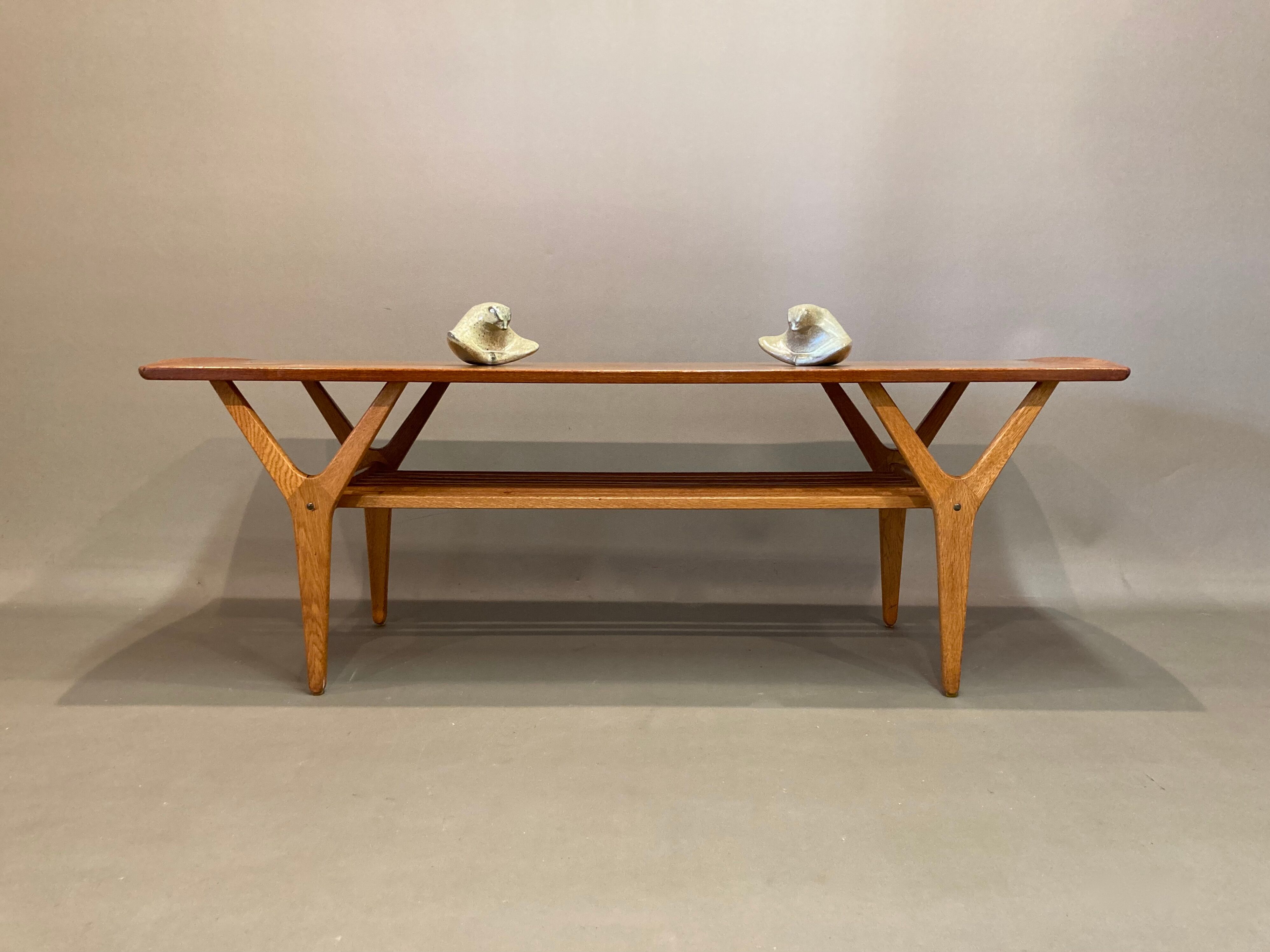 Scandinavian design coffee table 1950.