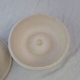 Dish with terracotta bell