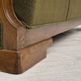 1950s, Danish 3 seater sofa in original very good condition, oak wood.