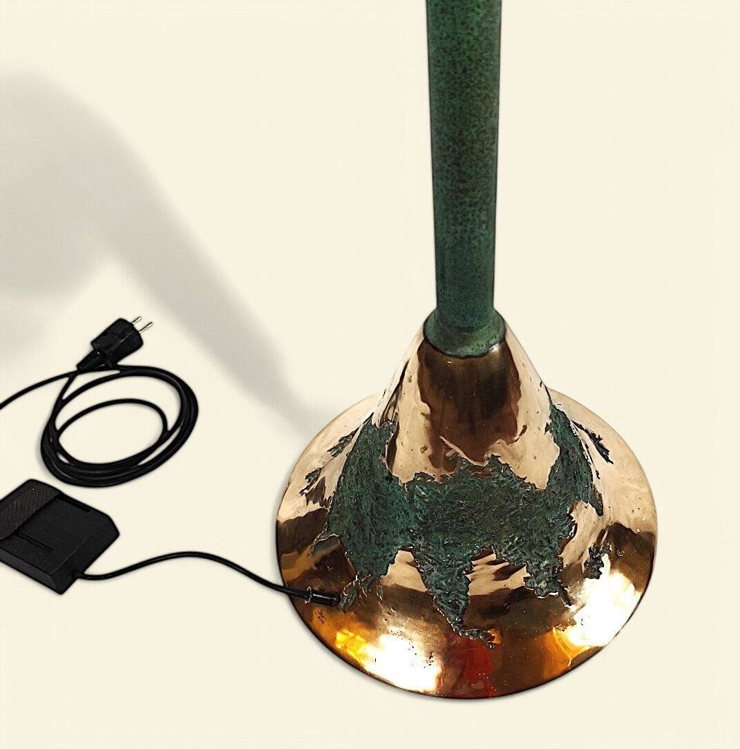 Brutalist Pair of Floor Lamps by Maison Valenti, 1970s-1980s