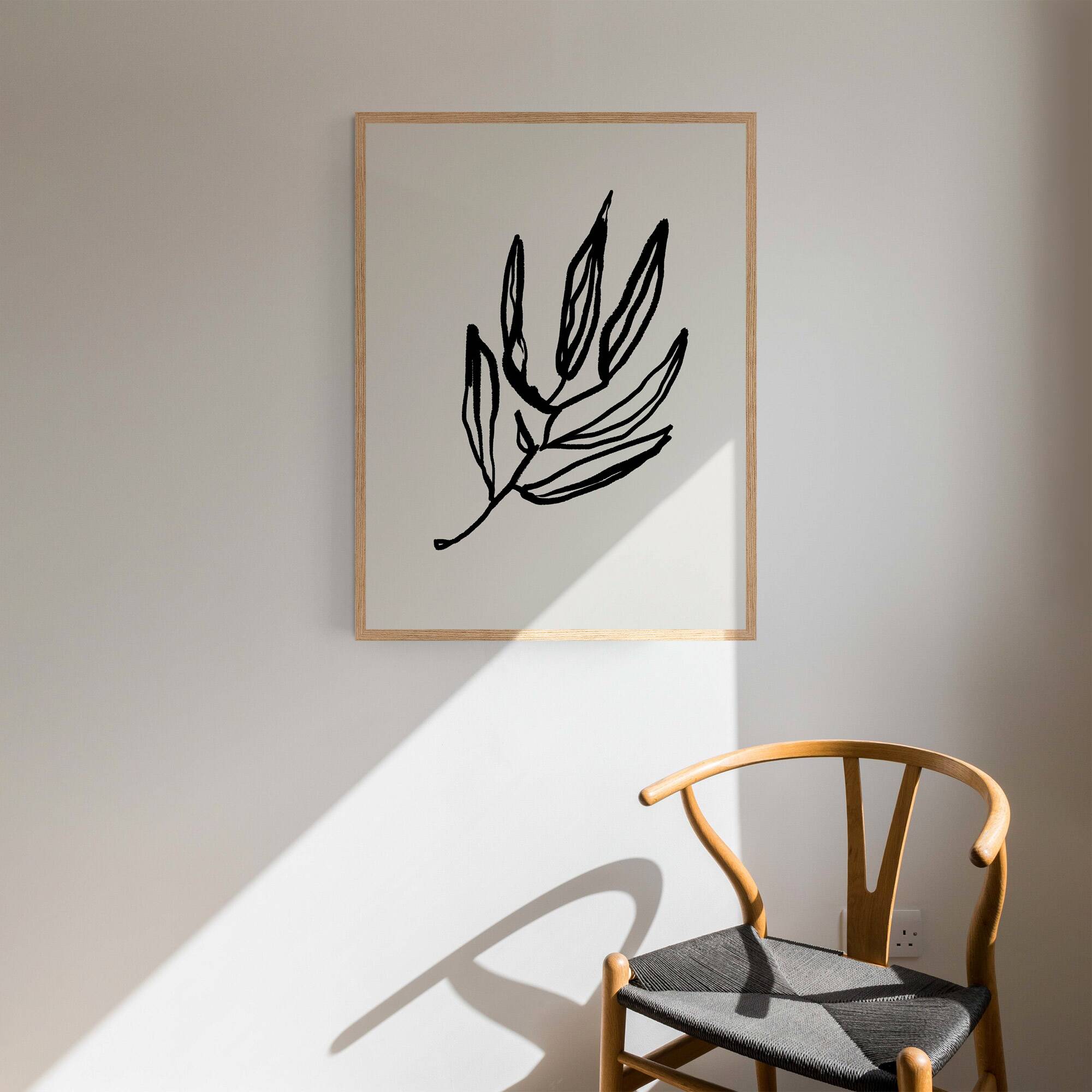 Botanical illustration giclee print, 50x70