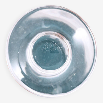Paire de vases lalique - modèle dampierre - cristal moulé satiné - époque: xxème siècle